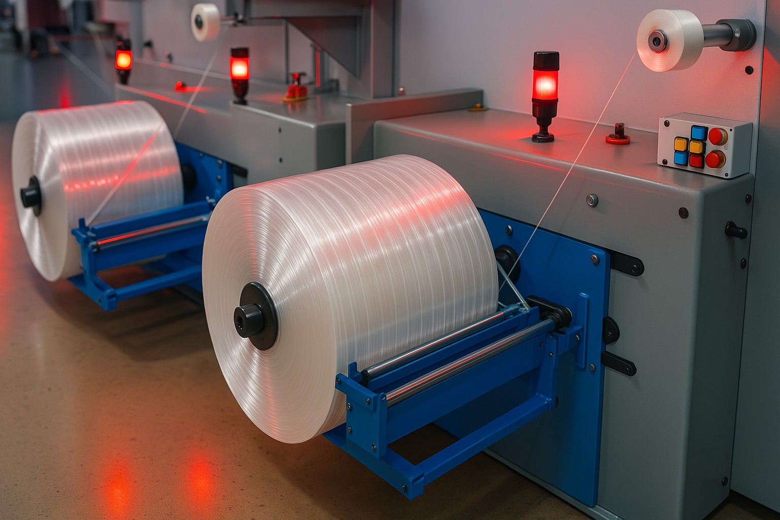 EXW700 Extruder & Yarn Winding Line